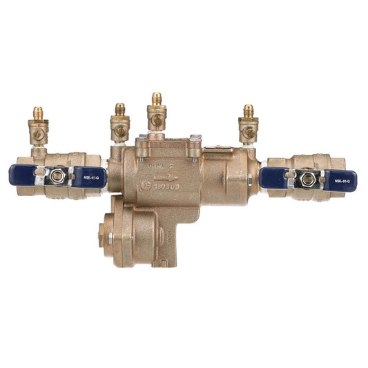 Febco 1" LF860-QT Reduced Pressure Zone Assembly, Lead-Free, Quarter Turn Shutoff, Small Diameter