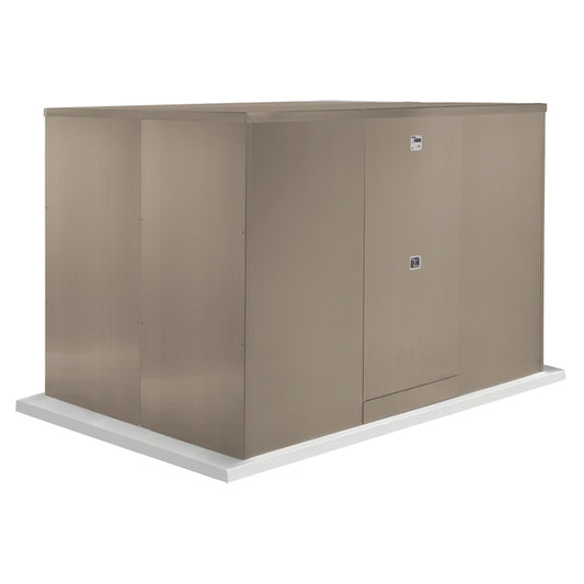 Safe-T-Cover™ Standard Enclosure w/ Heater, 2 Door, 106"L x 54"H x 58"W, Sierra Tan