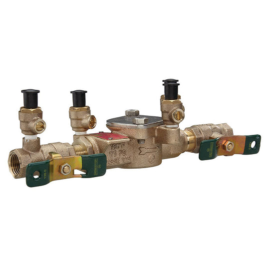 Watts 1/2"LF007-QT  Double Check Valve Assembly, Lead-Free, Quarter Turn Shutoff, Single Top Entry