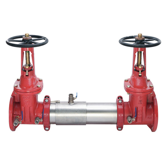 Watts 3" 757 Double Check Valve Assembly Backflow Preventer, Domestic OSY Shutoff Valves
