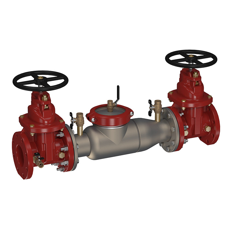 Watts 12" 774 Double Check Valve Assembly Backflow Preventer, Domestic NRS Shutoff, Short Lay Length