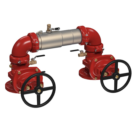 Watts 3" 757 Double Check Valve Assembly Backflow Preventer, Quarter Turn Shutoff, N Pattern