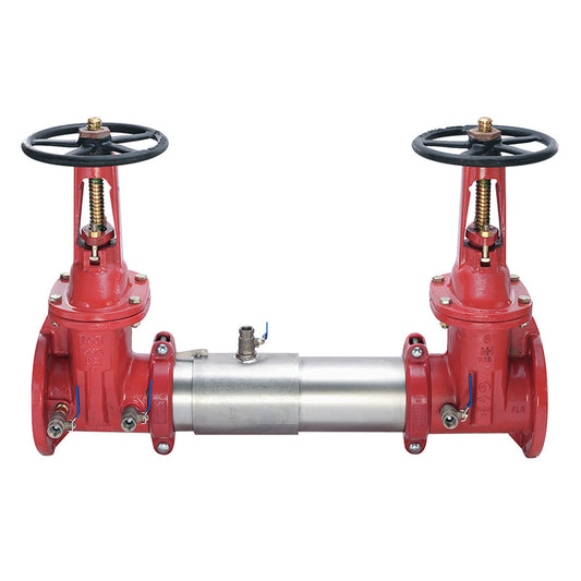 Watts 8" 757 Double Check Valve Assembly Backflow Preventer, Domestic OSY Shutoff Valves