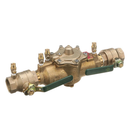 Watts 1 1/2" LF009M2-QT Reduced Pressure Zone Assembly, Lead-Free, Quarter Turn Shutoff Valves
