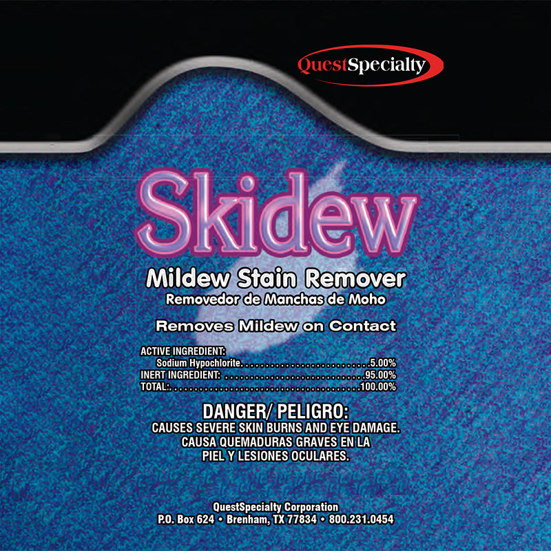 QuestSpecialty Skidew Mildew Stain Remover, 5 gal Pail