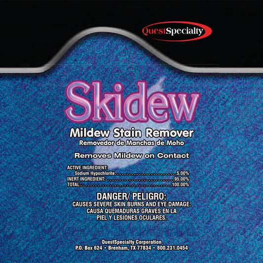 QuestSpecialty Skidew Mildew Stain Remover, 5 gal Pail