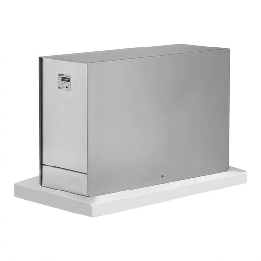 Safe-T-Cover™ Standard Enclosure w/ Heater,  32"L x 7"W x 22"H, Brushed Aluminum