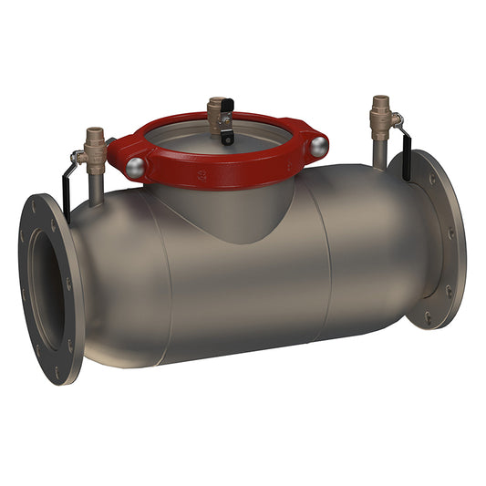 Ames 12" 2000SS Double Check Valve Backflow Preventer Assembly, Less Shutoff, Cam-Check Valves