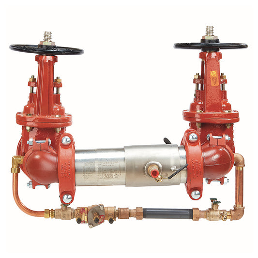 Watts 3" 757DCDA Double Check Detector Assembly Backflow Preventer, Domestic OSY Shutoff Valves, Without Meter, N Pattern
