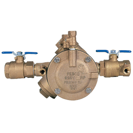 Febco 2" LF825Y-QT Reduced Pressure Zone Assembly, Lead-Free, Quarter Turn Shutoff, Y Pattern