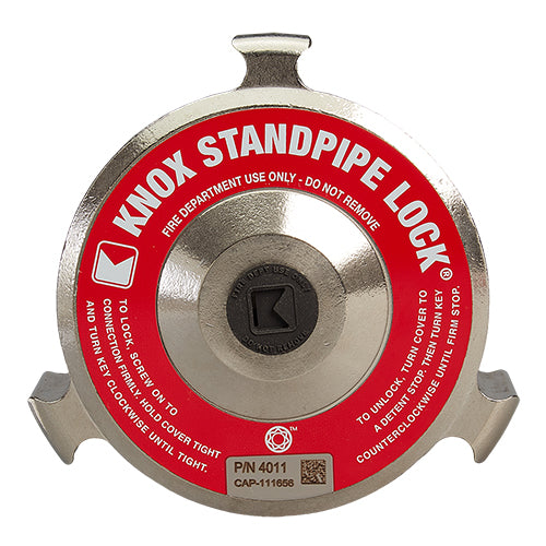 Knox Box Standpipe Lock 2 1/2" Female NH/NST Locking Cap