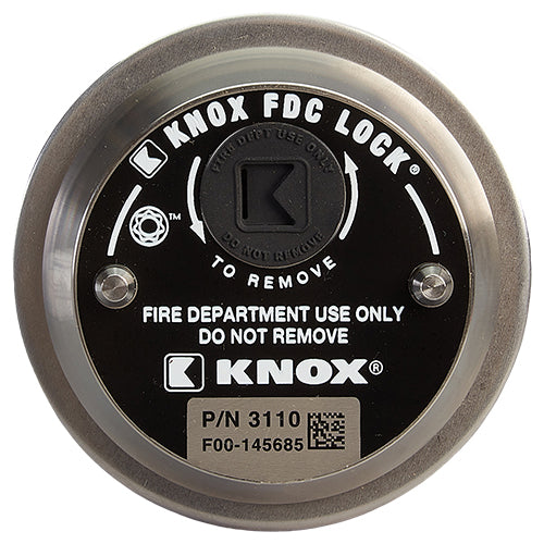 Knox Box FDC Lock  2 1/2" NH/NST Male Locking Cap