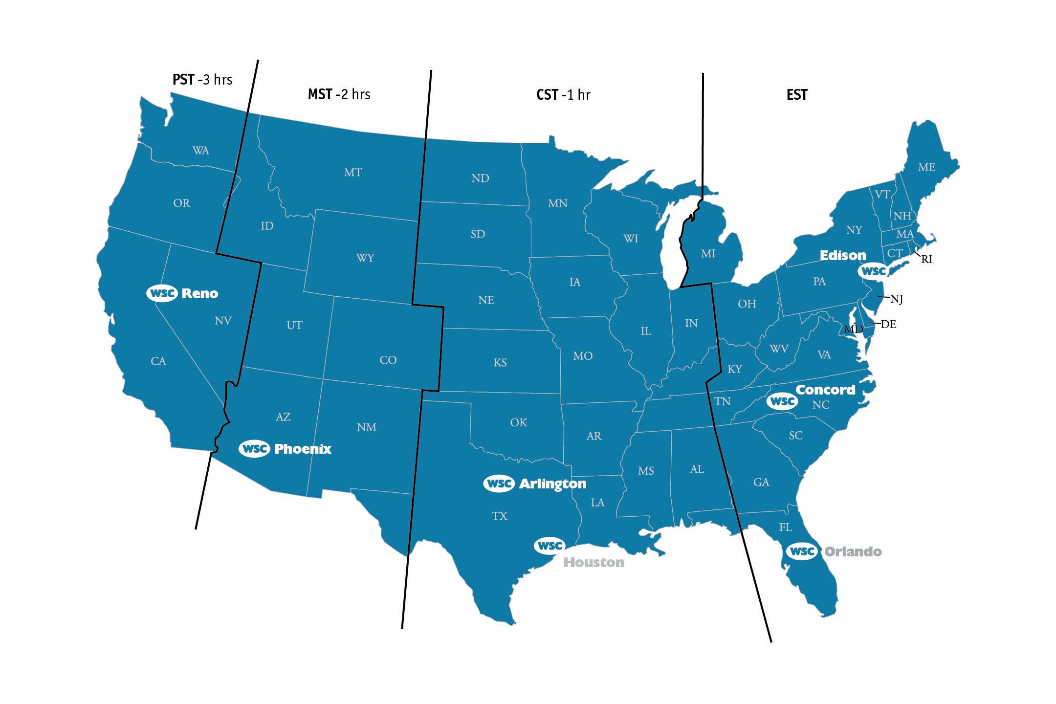WSC Warehouse Map